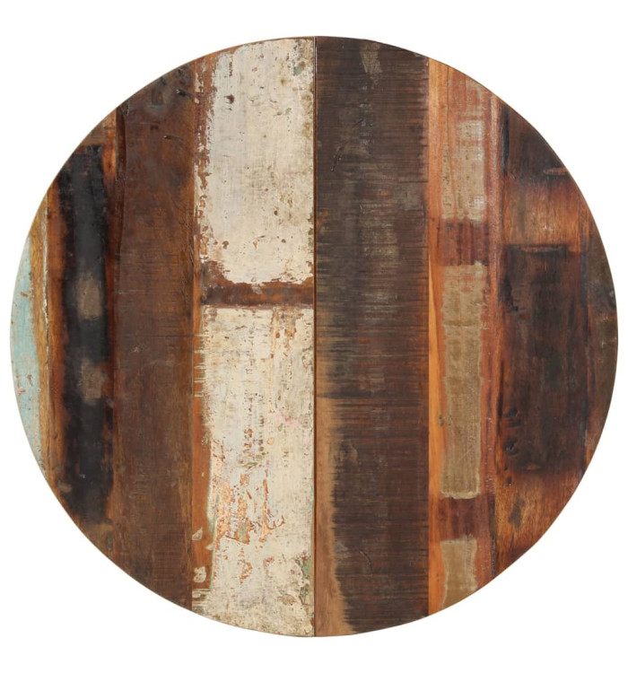 Dessus de table rond 70 cm 15-16 mm Bois de récupération | Mobilier & Déco