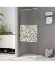 Paroi de douche à l'italienne à verre ESG pierre 90x195 cm | Mobilier & Déco