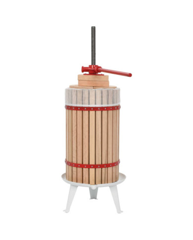 Presse-fruits et à vin avec sac en tissu 30 L Bois de chêne | Mobilier & Déco