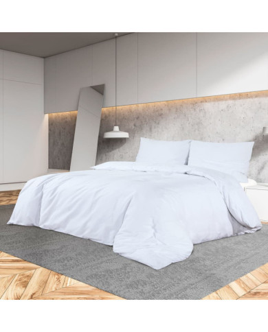 Ensemble de housse de couette Blanc 240x220 cm Coton | Mobilier & Déco