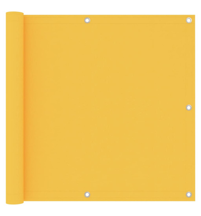 Écran de balcon Jaune 90x300 cm Tissu Oxford | Mobilier & Déco