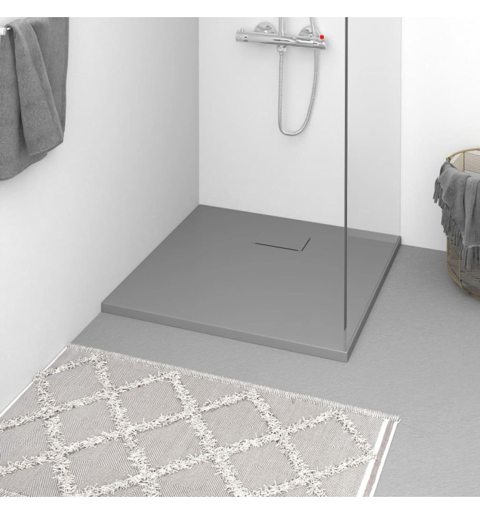 Receveur de douche SMC Gris 90x90 cm | Mobilier & Déco