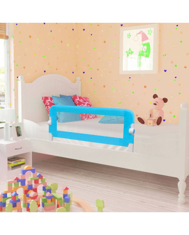 Barrière de lit de sécurité pour tout-petits 2pcs Bleu 102x42cm | Mobilier & Déco