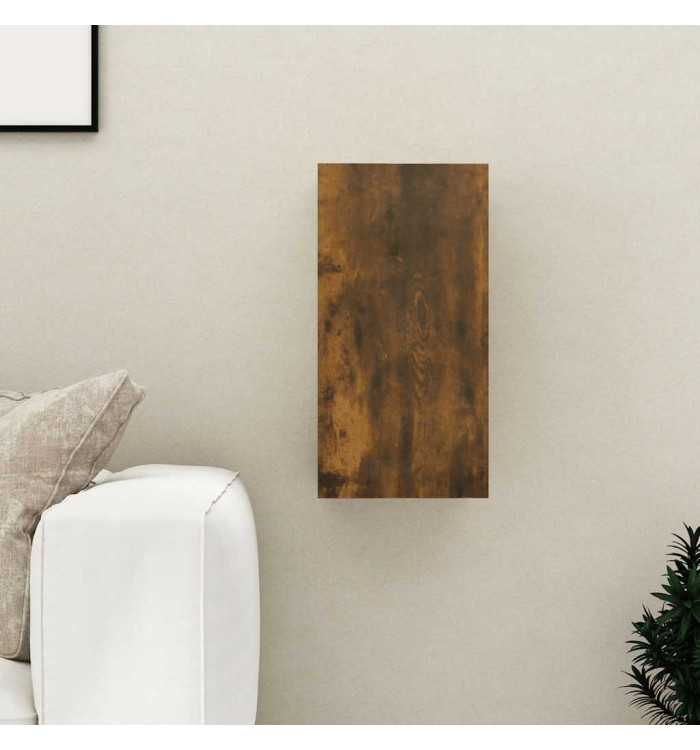 Meuble TV Chêne fumé 30,5x30x60 cm Bois d'ingénierie | Mobilier & Déco