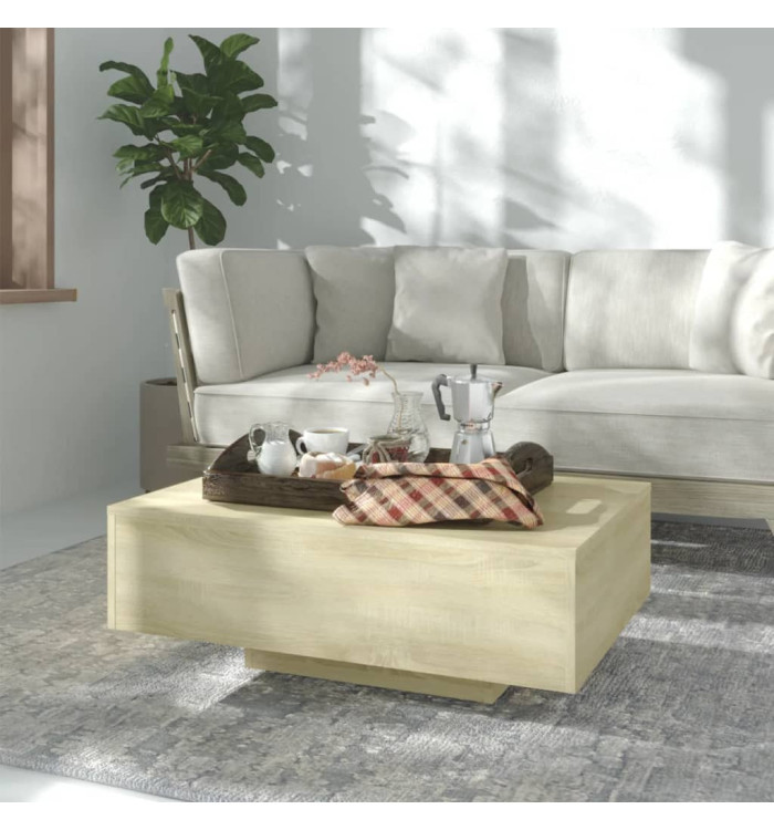 Table basse Chêne sonoma 85x55x31 cm Bois d'ingénierie | Mobilier & Déco