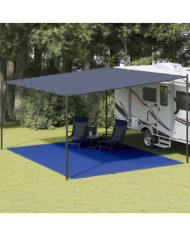 Tapis de tente 400x500 cm Bleu PEHD | Mobilier & Déco