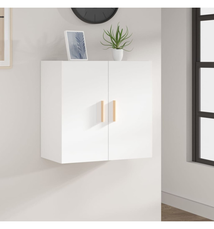 Armoire murale Blanc 60x30x60 cm Bois d'ingénierie | Mobilier & Déco