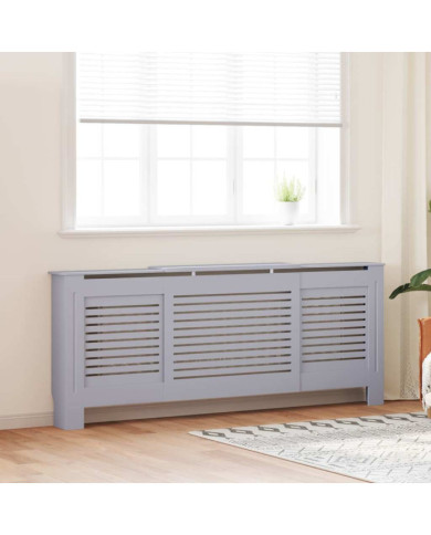 Cache-radiateur MDF Gris 205 cm | Mobilier & Déco