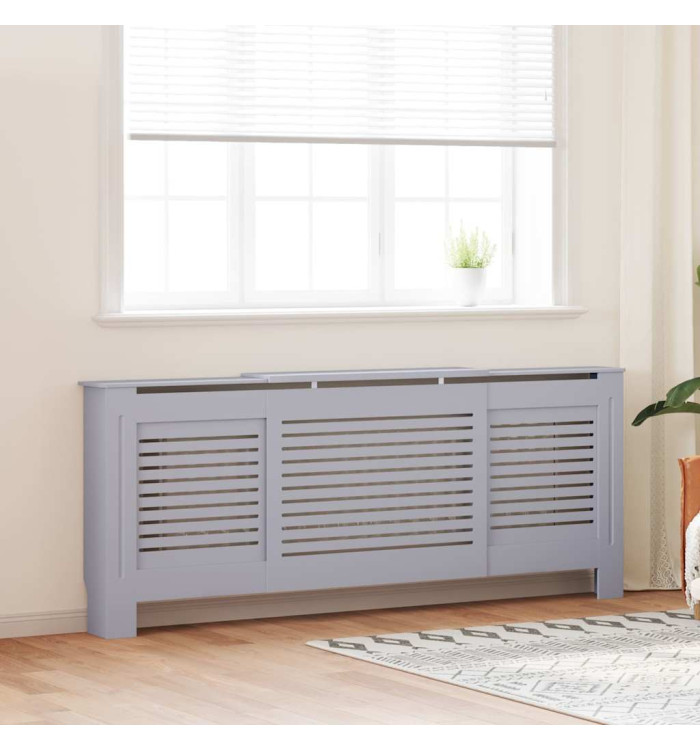 Cache-radiateur MDF Gris 205 cm | Mobilier & Déco