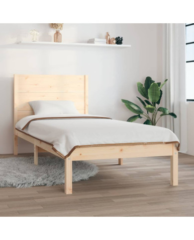 Cadre de lit sans matelas 90x190 cm bois massif | Mobilier & Déco