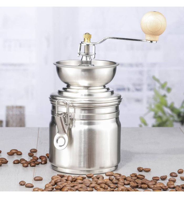 HI Moulin à café manuel Acier inoxydable | Mobilier & Déco