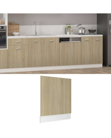Panneau de lave-vaisselle "Lyon" Chêne sonoma 59,5x3x67 cm | Mobilier & Déco