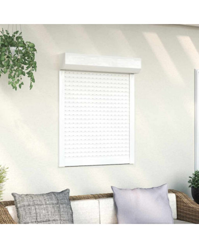 Volet roulant aluminium 80x100 cm blanc | Mobilier & Déco