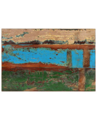 Dessus de table rectangulaire 60x90 cm 25-27 mm Bois récupéré | Mobilier & Déco