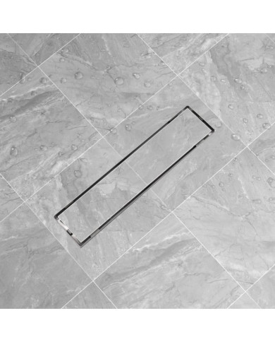 Drain de douche linéaire 530 x 140 mm Acier inoxydable | Mobilier & Déco
