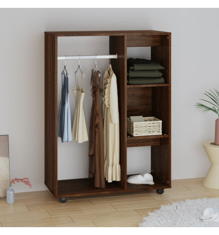 Garde-robe Chêne marron 80x40x110 cm Bois d'ingénierie | Mobilier & Déco