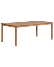 Table de jardin 200x100x77 cm Bois de teck solide | Mobilier & Déco