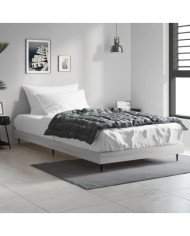Cadre de lit sans matelas sonoma gris 90x190 cm | Mobilier & Déco