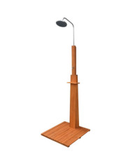 Douche extérieure Bois d'eucalyptus et acier | Mobilier & Déco