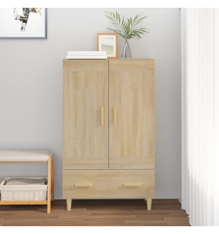 Buffet haut Chêne sonoma 70x31x115 cm Bois d'ingénierie | Mobilier & Déco