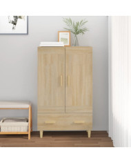 Buffet haut Chêne sonoma 70x31x115 cm Bois d'ingénierie | Mobilier & Déco