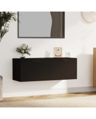 Armoire murale Noir 100x36,5x35 cm Bois d'ingénierie | Mobilier & Déco