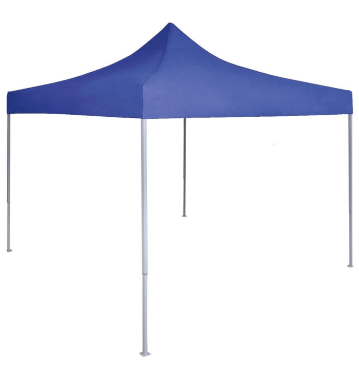 Tente de réception pliable 2x2 m acier bleu | Mobilier & Déco