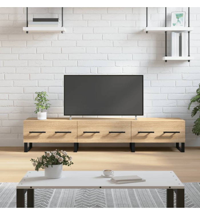 Meuble TV chêne sonoma 150x36x30 cm bois d'ingénierie | Mobilier & Déco