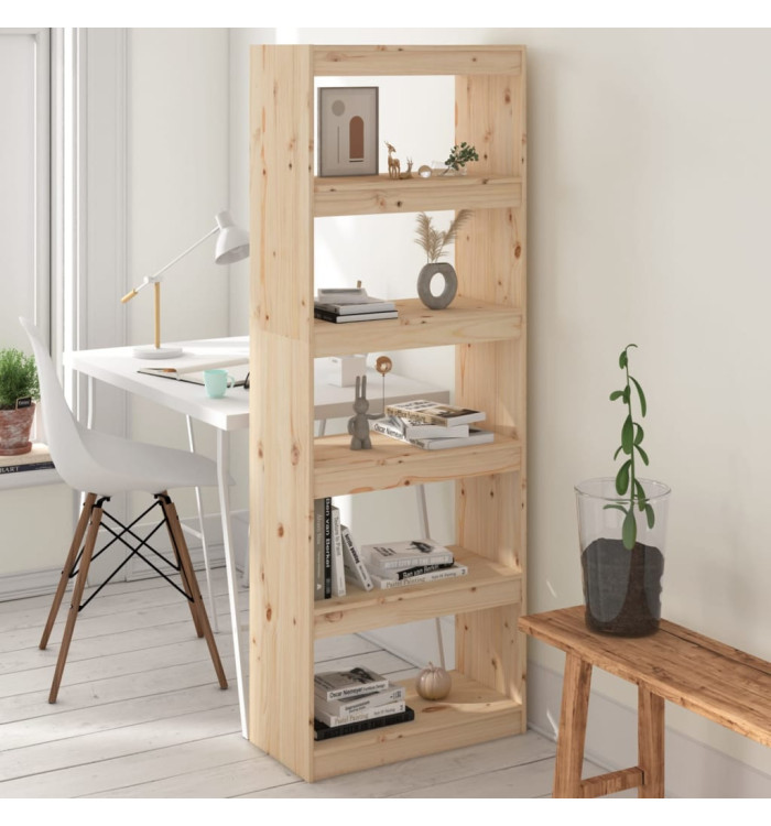 Bibliothèque/Séparateur de pièce 60x30x167,5 cm pin massif | Mobilier & Déco