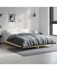Cadre de lit sans matelas chêne sonoma 140x190 cm | Mobilier & Déco