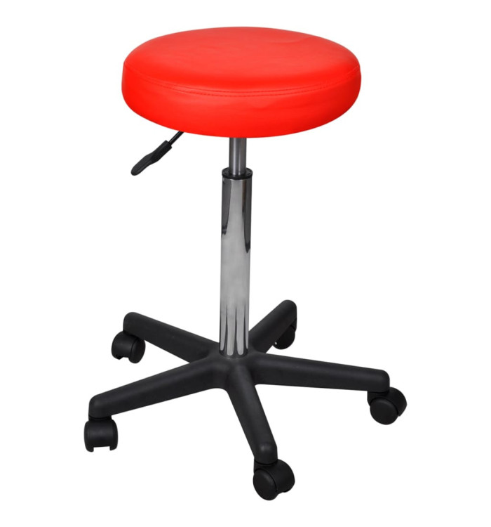 Tabouret de bureau Rouge | Mobilier & Déco