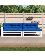 Coussins de palette lot de 5 bleu royal tissu | Mobilier & Déco