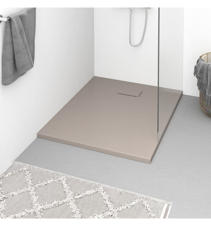 Receveur de douche SMC Marron 100x80 cm | Mobilier & Déco