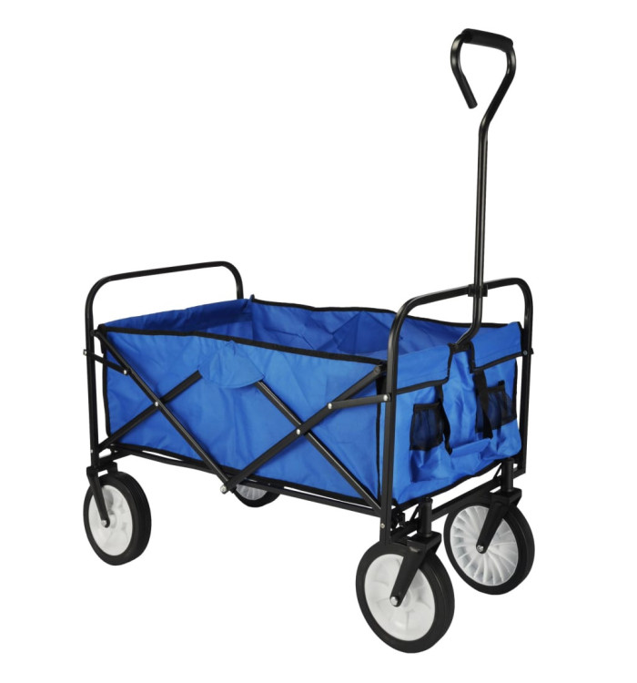 HI Chariot pliable Bleu 53,5x83x27 cm | Mobilier & Déco