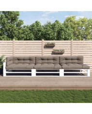 Coussins de palette lot de 7 taupe tissu | Mobilier & Déco