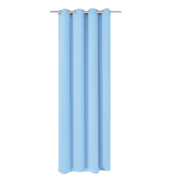 Rideau occultant avec œillets métalliques 270 x 245 cm Turquoise | Mobilier & Déco