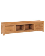 Meuble TV 115x30x35 cm bois de teck massif | Mobilier & Déco
