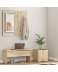 Ensemble de meubles de couloir Chêne Sonoma Bois d'ingénierie | Mobilier & Déco