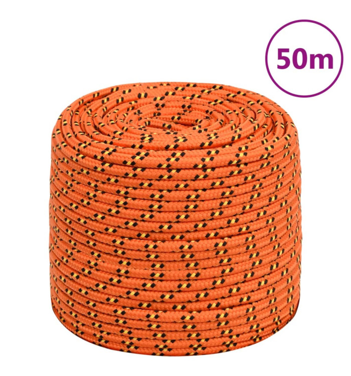 Corde de bateau Orange 6 mm 50 m Polypropylène | Mobilier & Déco