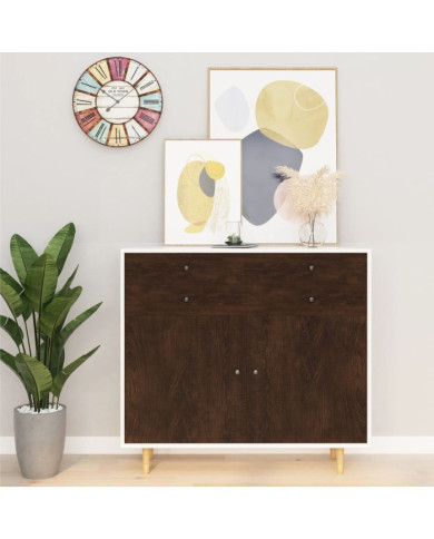 Film autoadhésif pour meubles Chêne foncé 500x90 cm PVC | Mobilier & Déco