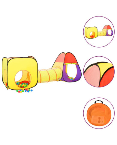 Tente de jeu pour enfants Multicolore 255x80x100 cm | Mobilier & Déco