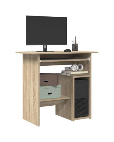 Bureau Chêne sonoma 80x45x74 cm Bois d’ingénierie | Mobilier & Déco