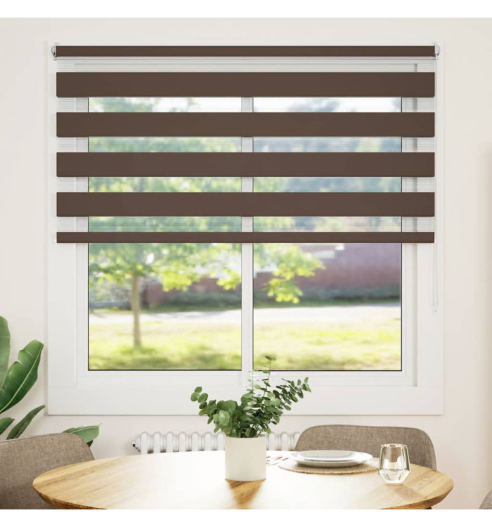 Store enrouleur tamisant 140 x 175 cm marron | Mobilier & Déco