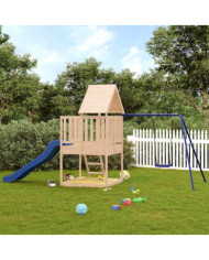 Aire de jeux d'extérieur bois de pin massif | Mobilier & Déco