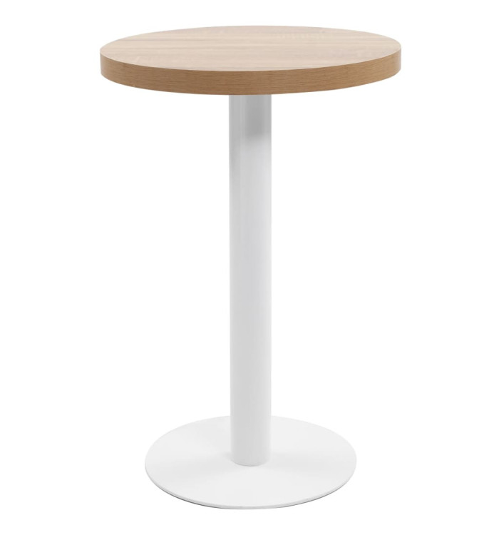 Table de bistro Marron clair 50 cm MDF | Mobilier & Déco