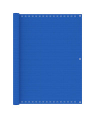 Écran de balcon Bleu 120x500 cm PEHD | Mobilier & Déco