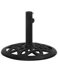 Socle de parasol Noir 44x44x32 cm Fonte | Mobilier & Déco