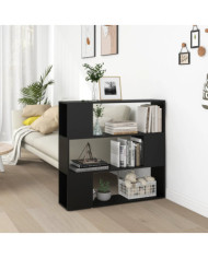 Bibliothèque/Séparateur de pièce Noir 100x24x94 cm | Mobilier & Déco
