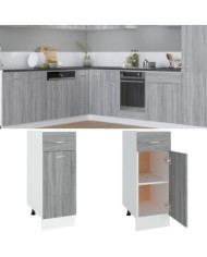 Armoire de plancher à tiroir "Lyon" Sonoma gris 30x46x81,5 cm | Mobilier & Déco
