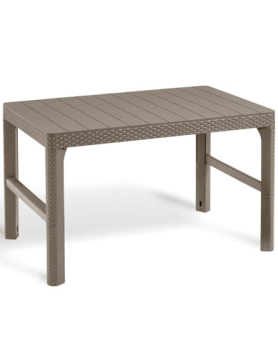 Keter Table de jardin Lyon Cappuccino | Mobilier & Déco